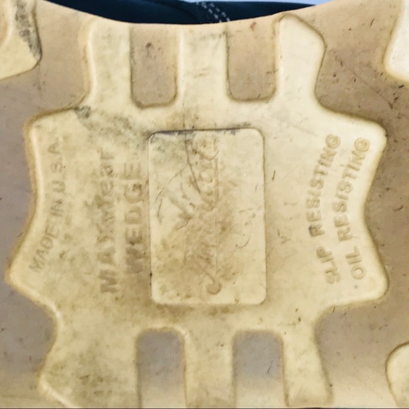 🌹Thorogood Navy Heritage Boots 13 EE Wide - Picture 7 of 8